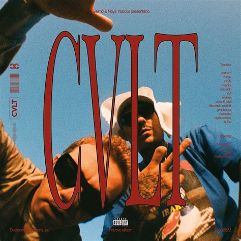 Redesign The Cover Of CVLT By Salmo Narcos Noyz Behance