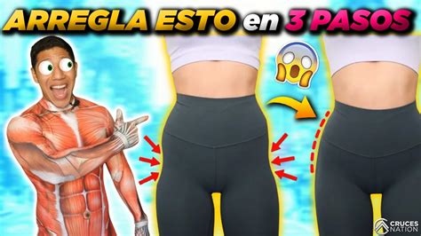 Como Eliminar HIP DIPS Caderas REDONDAS en 3 pasos SIN cirugías