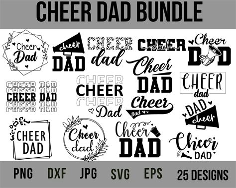 Cheer Dad Svg Cheer Svg Cheerleader Svg Cheerleading Svg Etsy Australia