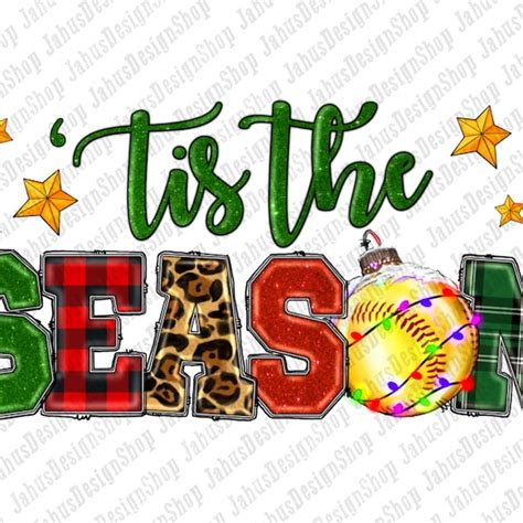 Softball Christmas - Etsy