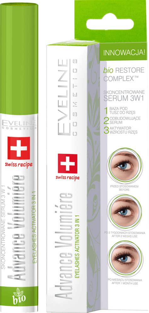 EVELINE COSMETICS ADVANCE VOLUMIERE 3u1 serum za trepavice, 10 ml ...