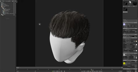 3D real-time hair haircut - TurboSquid 1684293