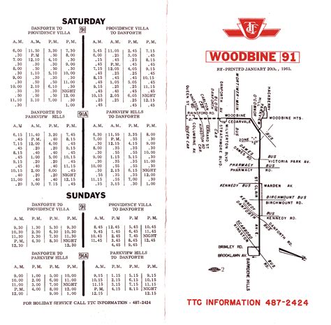 91 Bus Schedule 4