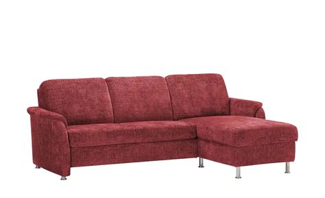 Polstermöbel Oelsa Ecksofa Selecta Home Karminrot ohne