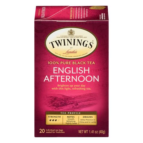 Save On Twinings Of London English Afternoon Black Tea Bags Order