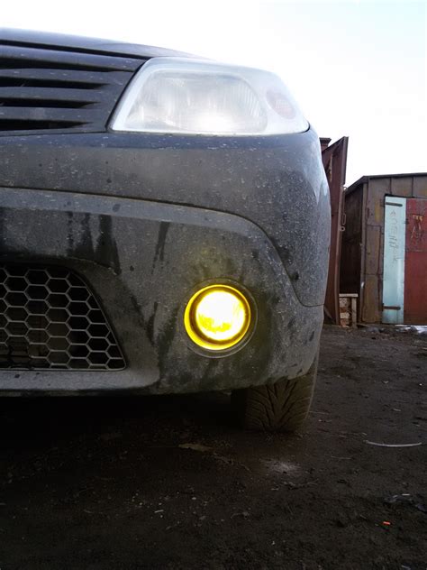 установка птф на сандеро (конец) — Renault Sandero 1G, 1,4 л, 2010 года ...