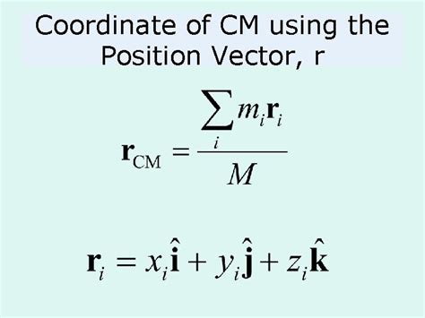 Center Of Mass Ap Physics C Mrs Coyle