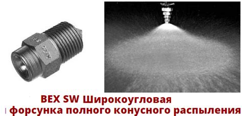 Полноконусные форсунки для воды