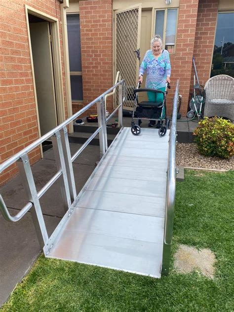 Pvi Ontrac Wheelchair Access Ramp With Handrails 385kg Capacity — Ramp