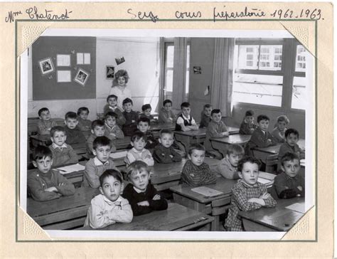 Photo de classe Cours préparatoire de 1962 Ecole 75018 Copains d avant