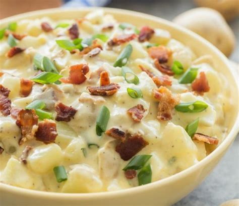 Recette Facile De Salade De Patates Avec Du Bacon