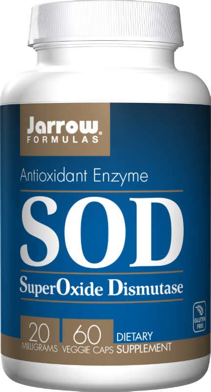 Buy Superoxide Dismutase Sod 20mg 60 Vcaps From Jarrow And Save Big At