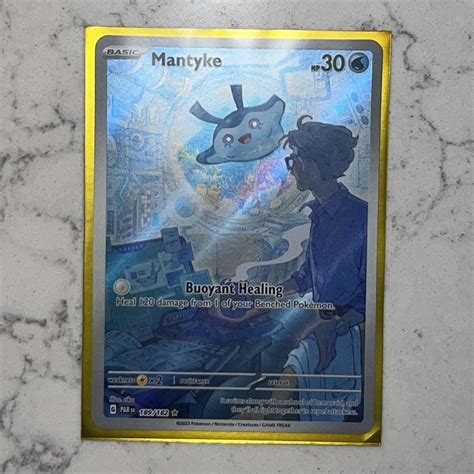 Mantyke Pokemon Raging Surf Rare Pokemon Holo Depop