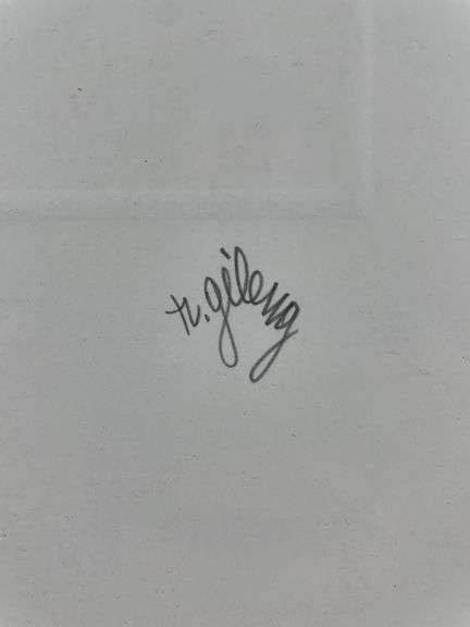 Signed Limited Edition Nude Woman Drawing Print Matthew Bullock Auctioneers