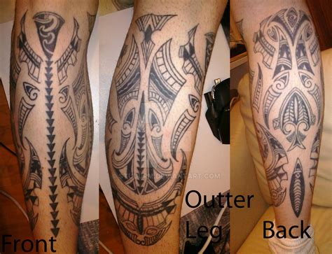 Maori Tattoo Leg by stuuurm on DeviantArt