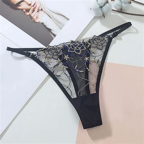 Sous V Tements En Maille Creuse Brod E Pour Femmes Lingerie Sexy