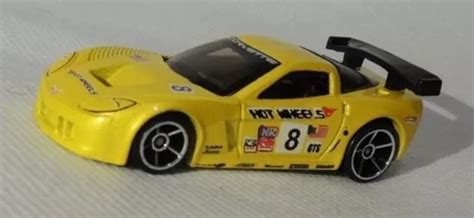 Mini Hot Wheels Chevy Corvette C6 R 2006 Mattel 1 64 MercadoLivre