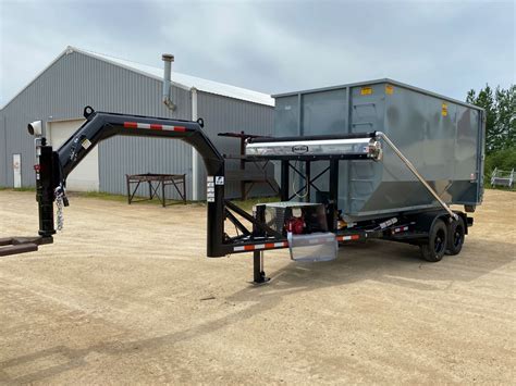 Gooseneck Dump Trailer Nedland Rolloff Trailer Detachable Gooseneck