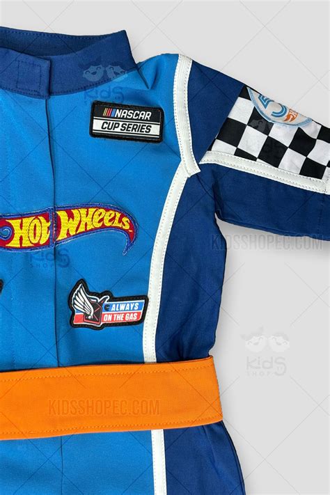 Traje de Piloto Hot Wheels Disfraz de Corredor a Medida para Niños y