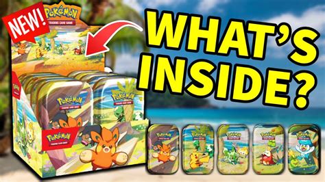 What S Inside The New Paldea Friends Mini Tins Youtube