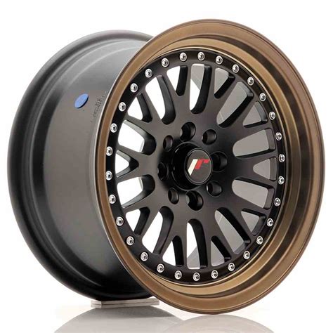 Japan Racing Jr Wheels Jr10 15x8 Et20 4x100 4x108 Black Jdmdistro