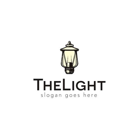 Premium Vector Lamp Vector Logo Design