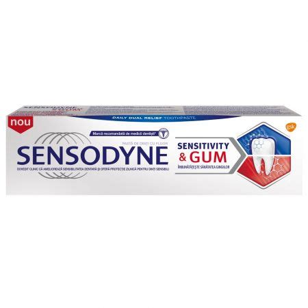 Pasta De Dinti Sensitivity Gum Sensodyne Ml Gsk Farmacia Tei Online