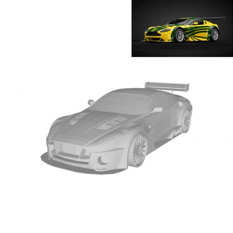 STL File Aston Martin DB9 NEED FOR SPEED MOST WANTED Ronnie 3D Print