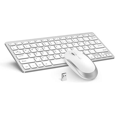 Kabellose Tastatur Maus Set 2 4G Wireless Leise Maus Und Kompakte