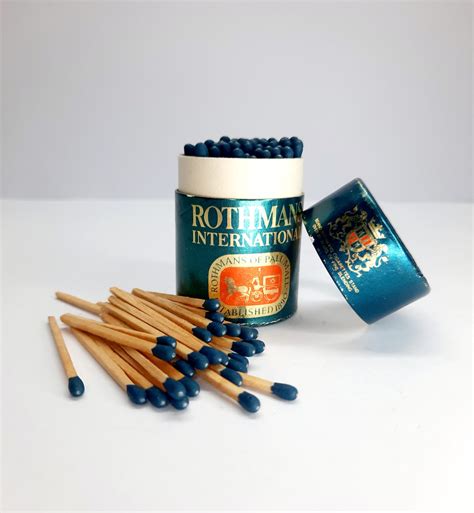 Rothmans Vintage International Blue Tip Matches