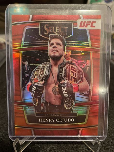 2022 Select UFC 42 Henry Cejudo 99 Red Prizm EBay