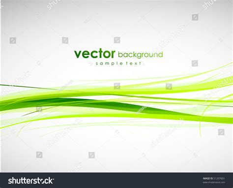 Green Lines Abstract Vector Background Stock Vector (Royalty Free ...