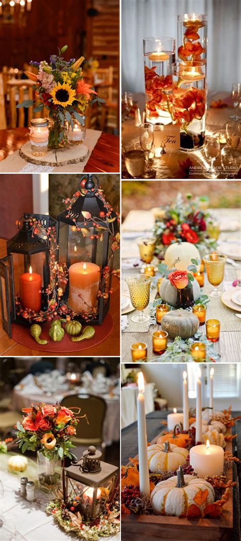 Fall Wedding Centerpieces Diy