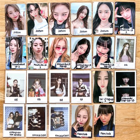 Wtt Wts Le Sserafim Photocard Pc Chaewon Kazuha Yunjin Eunchae Sakura