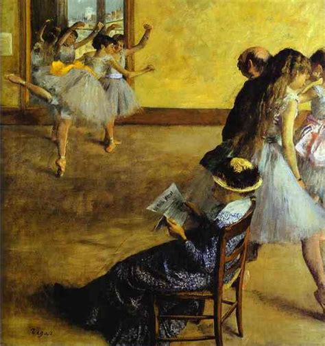 Балетный класс, Эдгар Дега, 1881