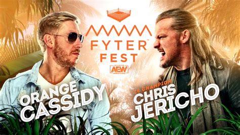 Chris Jericho vs. Orange Cassidy set for AEW Fyter Fest - POST ...