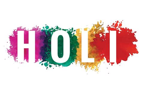 Happy Holi Text Vector Art Icons And Graphics For Free Download