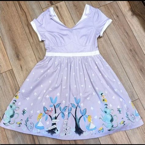 Disney Dresses Nwts Disney Alice In Wonderland Hot Topic Dress Poshmark