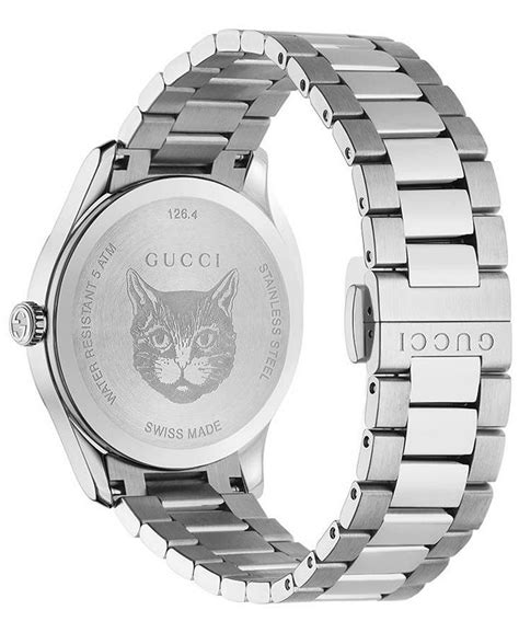 Gucci Womens Swiss G Timeless Iconic Stainless Steel Bracelet Watch 38mm Macys