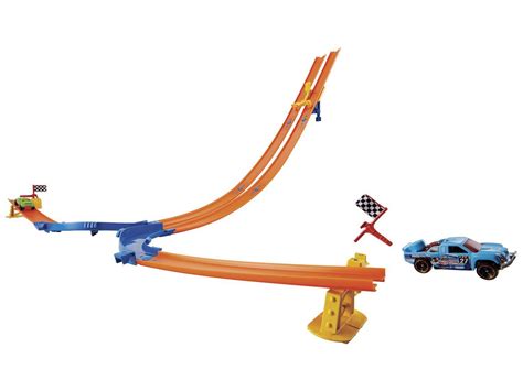 Pista Hot Wheels De Corrida Mattel Pistas E Autoramas Magazine Luiza