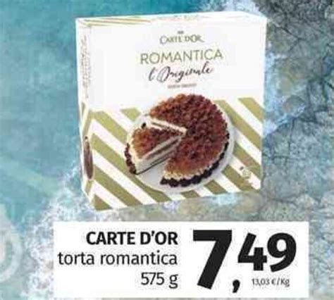 Carte Dor Torta Romantica 575 G Offerta Di Pam