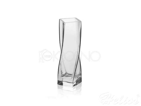 Krosno Glass S A Wazon 30 Cm Handmade Modern Twister 6062