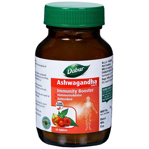 Buy Dabur Ashwagandha Immunity Booster 60 Tablets In Wholesale Price