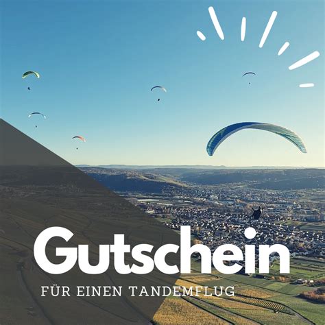 Tandemflug Gutschein Paragliding Adventure