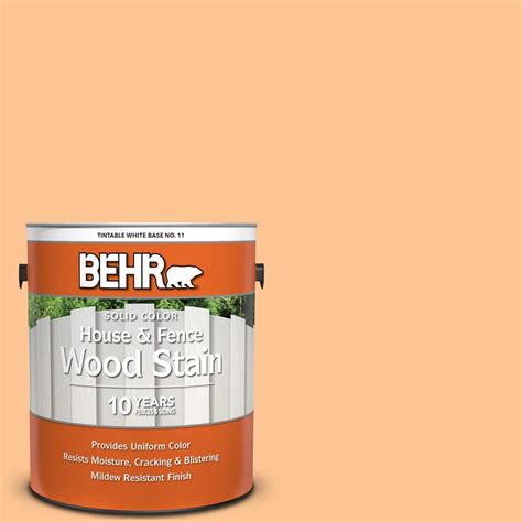 Behr Gal P Dainty Apricot Solid Color House And Fence Exterior