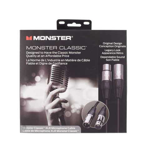 CABO P MICROFONE XLR 6M MONSTER PROLINK CLASSIC CLAS M 20 AT PROAUDIO