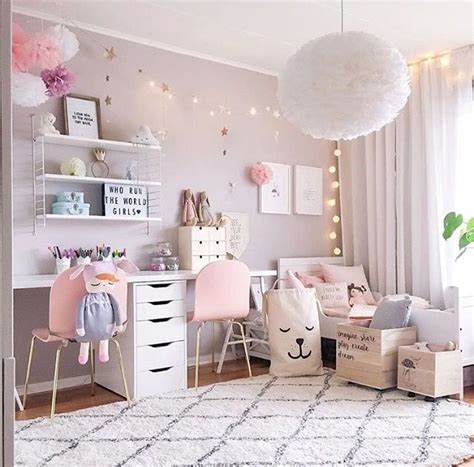 Cute And Girly Pink Bedroom Design For Your Home 30 Shared Girls Room