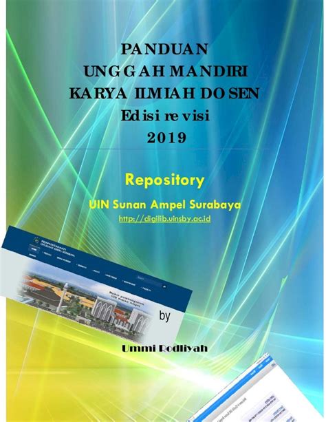 Pdf Panduan Unggah Mandiri Karya Ilmiah Dosen Edisi Digilib Uinsby