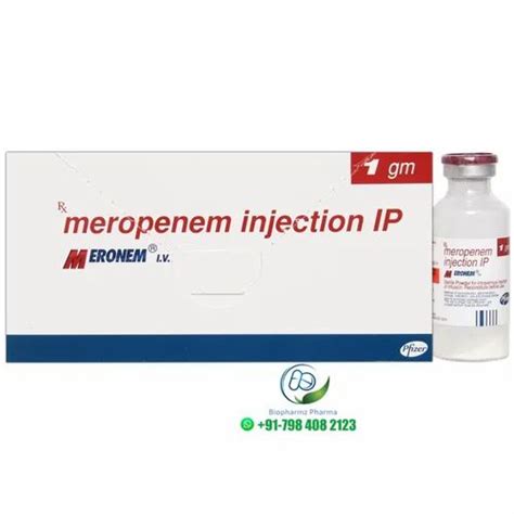 Merocrit Meronem 1000mg Injection 1 Gm At Rs 2700 Vial In Surat ID