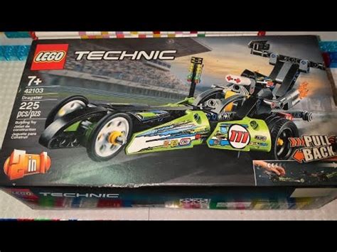 Lego Technic Dragster 42103 Sped Up YouTube